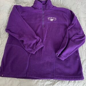 Purple Wildcats Quarter-Zip Fleece